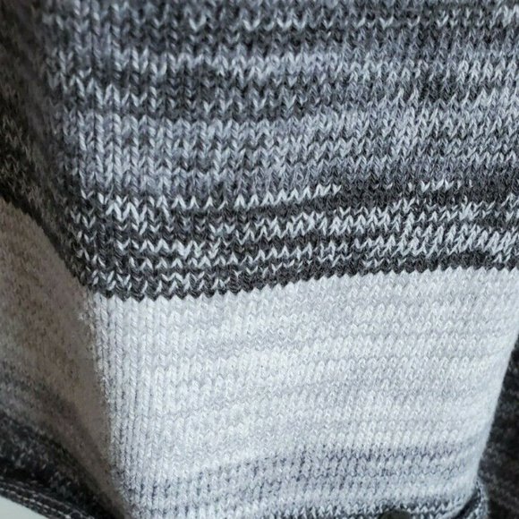 SWEATER EDDIE BAUER Women Size XS Grey Striped Warm Soft Great Condition - Picture 9 of 10